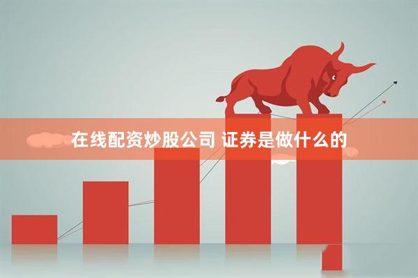 在线配资炒股公司 证券是做什么的